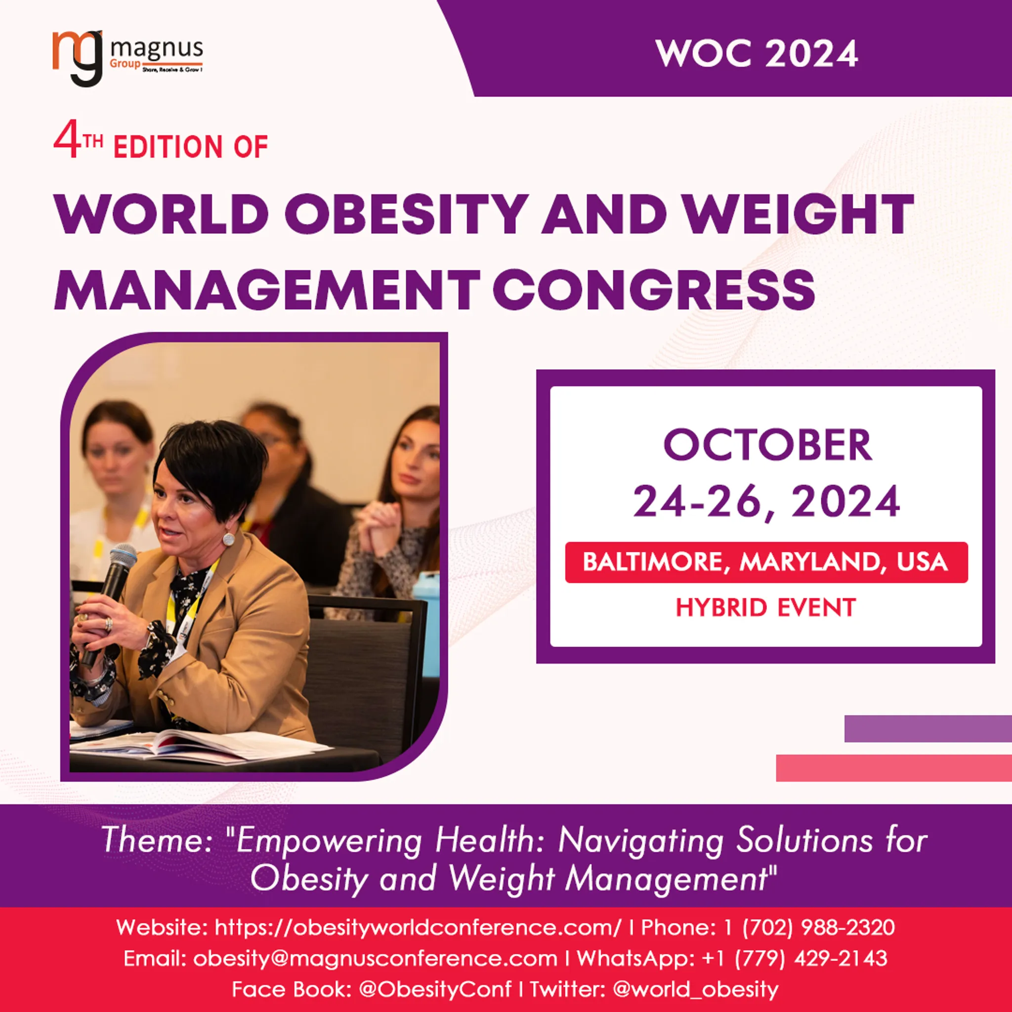 5th Edition of World Obesity and Weight Management Congress